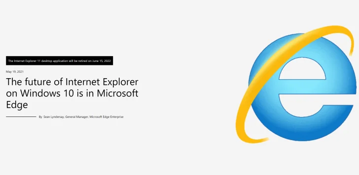 Microsoft pensionerar Internet Explorer
