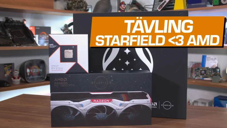 Tävling: Vinn grafikkort och processor med Starfield-tema från AMD!