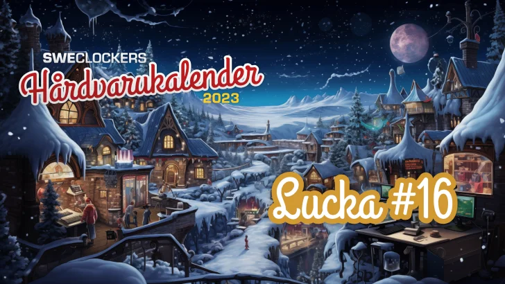 Lucka 16: Julrimma och tävla om gamingskärm från AOC