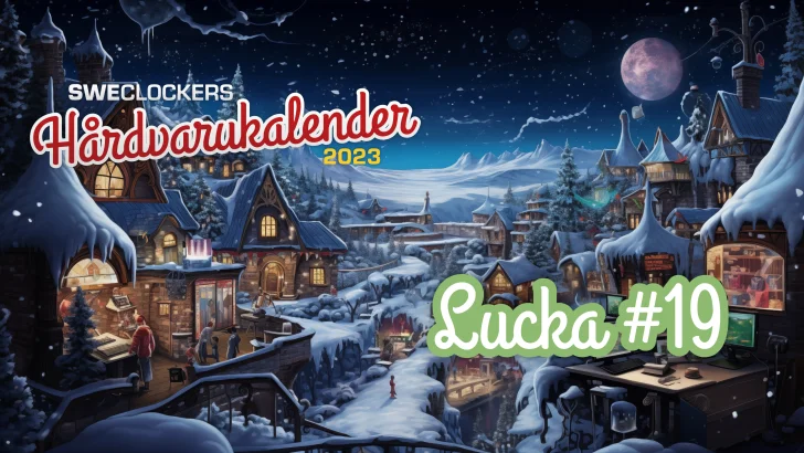 Lucka 19: Dioder som glittrar i julens färger
