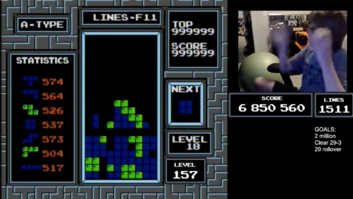 13-åring först i världen att klara Tetris