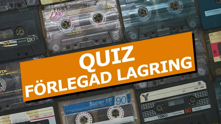 Quiz: Vad kan du om gamla lagringsmetoder