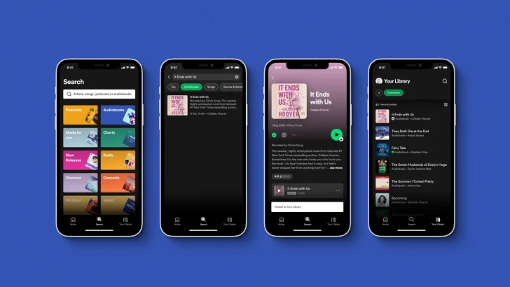 Spotify lanserar ljudboksprenumeration