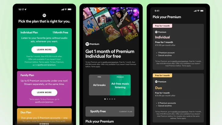 Spotify konfronterar Apple – visar priser i IOS-applikationen
