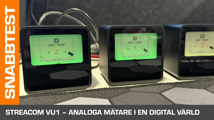 Snabbtest: Streacom VU1 – analoga mätare i en digital värld