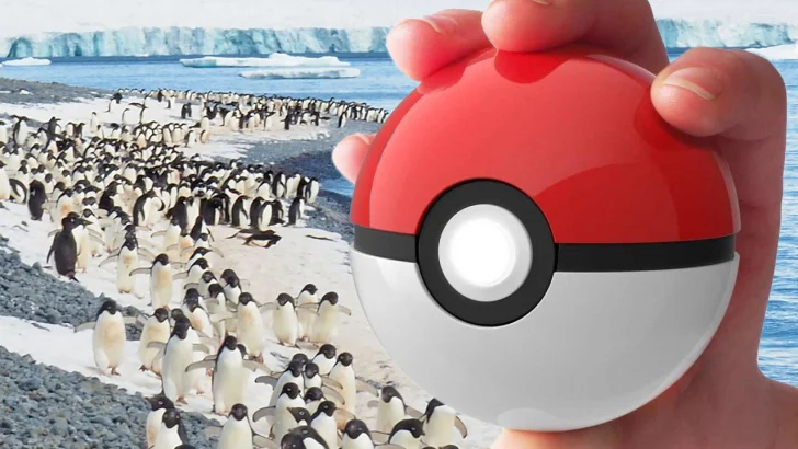 Forskare sätter Antarktis på Pokémon-kartan