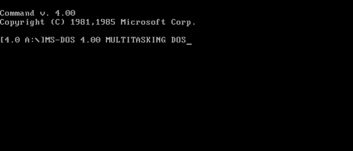 Microsoft släpper källkoden till MS‑DOS 4.00