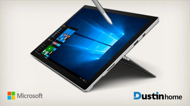 Tävla och vinn Microsoft Surface Pro 4 med Dustin Home