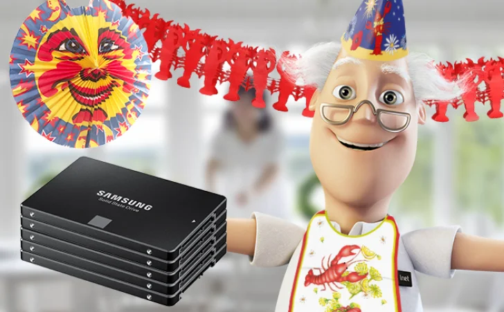 Tävla och vinn Samsung SSD 750 Evo 500 GB med Inet