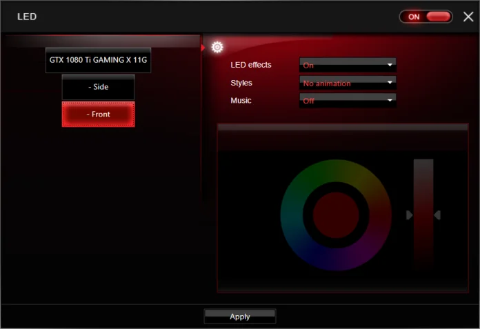 MSI 1080 Ti Gaming X Gaming App LED2.png