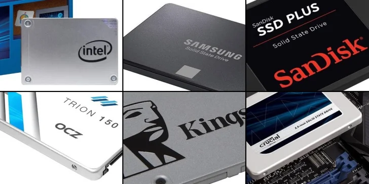 SSD-enheter – Crucial, Intel, Kingston, OCZ, Samsung och Sandisk i 500 GB-klassen