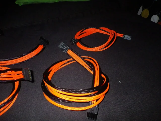 Orange/black 800D watercooled