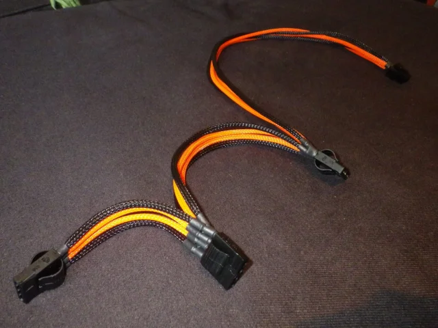 Orange/black 800D watercooled