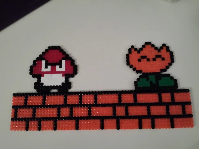 Tavla Pixel-art Super Mario