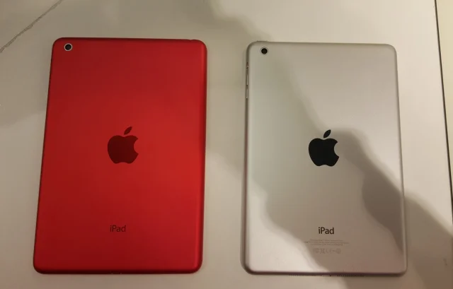 Modifiering av iPad mini - Röd baksida