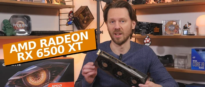 Gigabyte Radeon RX 6500 XT Gaming OC – en alldeles för nedskalad grafikkrets