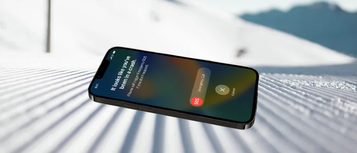 Iphone 14 skickar räddningstjänst till skidvurpor