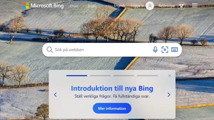 Sökmotorn Bing når 100 miljoner användare