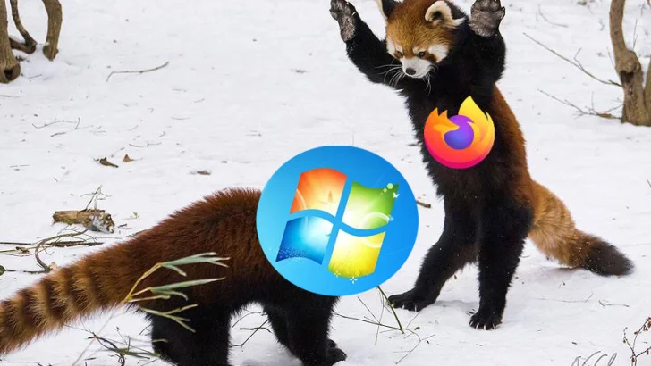 Firefox lovar Windows 7-stöd till 2024