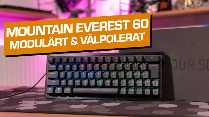 Test: Mountain Everest 60 – mycket tangentbord i litet paket