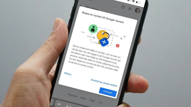 Google slopar krav på lösenord