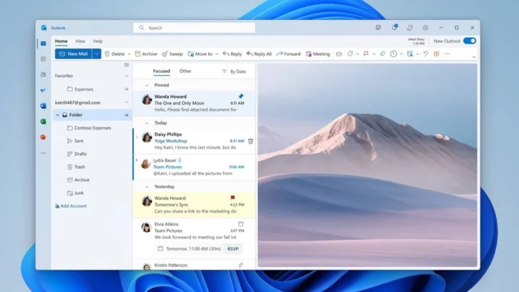 Outlook ersätter E-post och Kalender i Windows 11