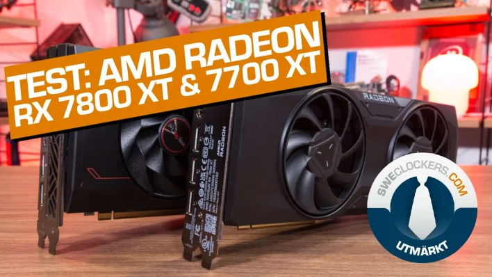 Priskoll: Radeon RX 7800 XT och RX 7700 XT i Sverige