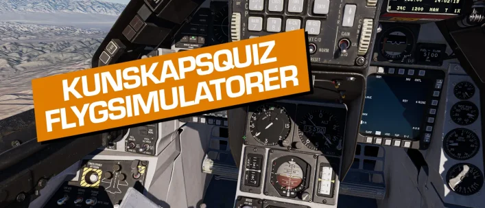 Kunskapsquiz: Vad kan du om flygsimulatorer?