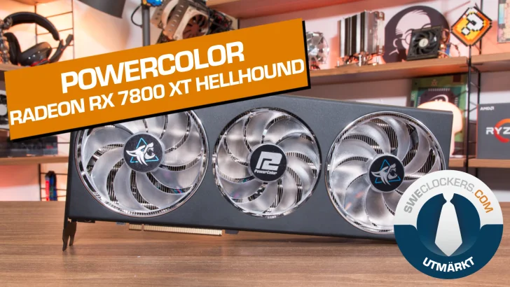 Powercolor RX 7800 XT Hellhound – en helvetes bra kylare