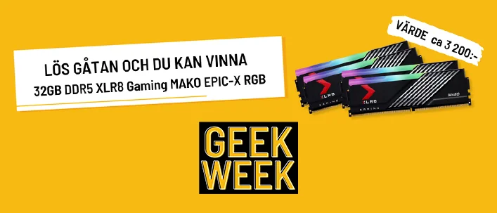 Tävla i Komplett Geek Week – sista chansen!