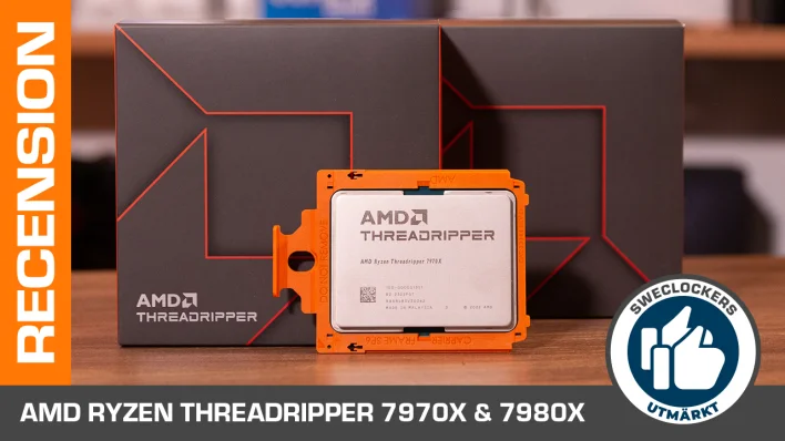 AMD Ryzen Threadripper 7970X och 7980X – galen flertrådad prestanda