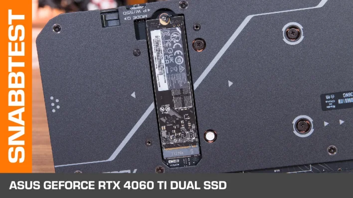 Snabbtest: Asus Geforce RTX 4060 Ti med M.2-plats för PCI Express 5.0-lagring