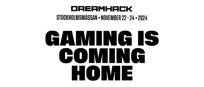 Dreamhack intar Stockholm år 2024