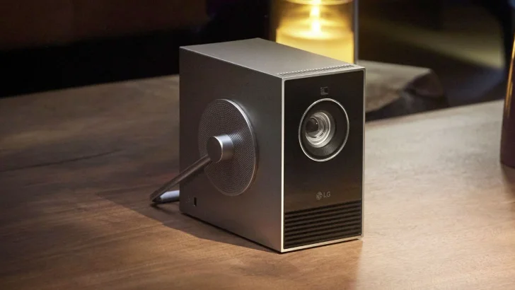 LG lanserar stilig liten 4K-projektor