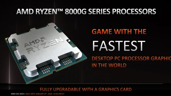 AMD släpper Ryzen 8000G-serien med integrerad RDNA 3-grafik