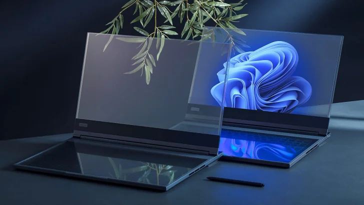 Lenovos nya bärbara konceptdator är genomskinlig