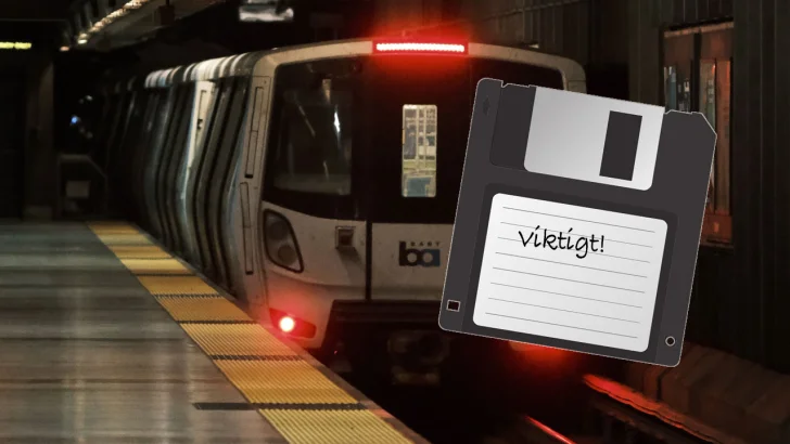 San Franciscos tunnelbana står still utan disketter
