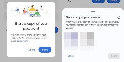 Nu kommer familjedelning till Googles lösenordshanterare