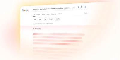 Googles nya AI-sök föreslår klister på pizza