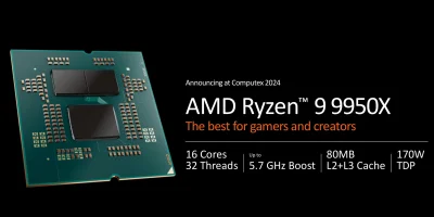 AMD: Ryzen 7000X3D är snabbare än Ryzen 9000 i spel
