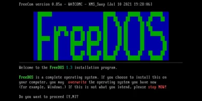 Freedos fyller 30 – håller liv i DOS-prompten