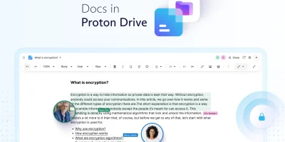 Proton lanserar Google Docs-alternativ med fokus på integritet