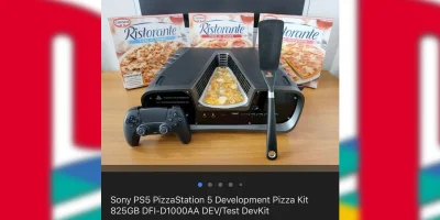 Playstation 5 Dev Kit sålt på Ebay förklätt till pizzaugn