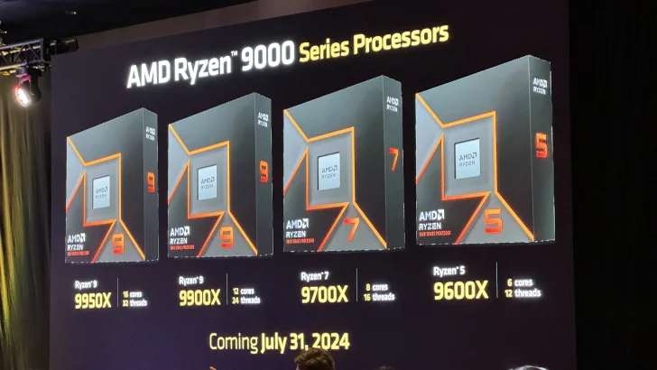 Ryzen 9000 för stationära datorer släpps 31 juli