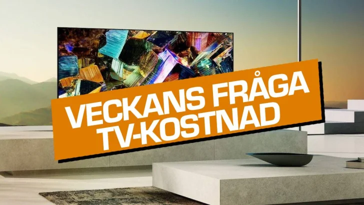 Veckans fråga: Vad betalade du för din TV?