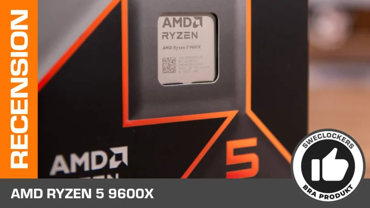 AMD Ryzen 5 9600X – mainstreamprocessor med förbättrad spelprestanda