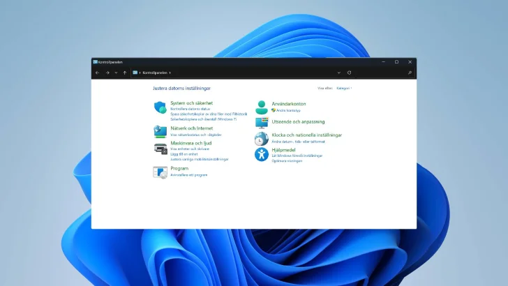 Kontrollpanelen får leva vidare i Windows