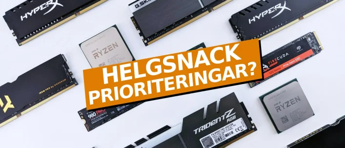 Helgsnack: Hur prioriterar du komponentköp?