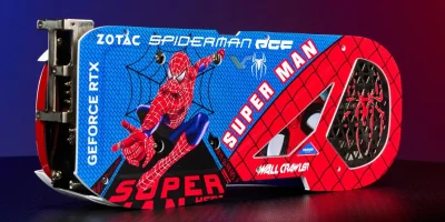 Zotac visar upp RTX 4090D i Spiderman-tema