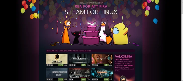 Valve lanserar Steam för Linux